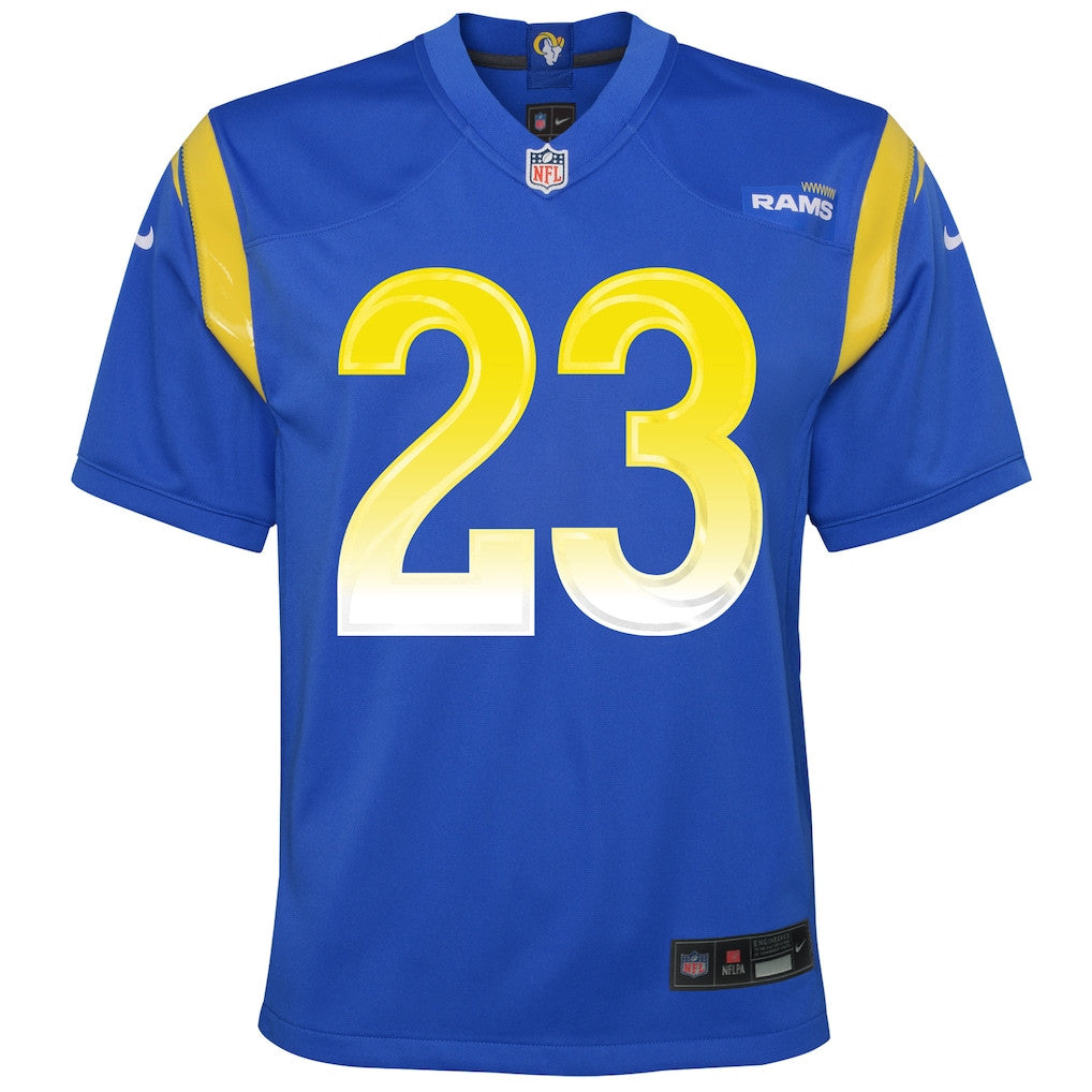 Kyren Williams 23 Los Angeles Rams YOUTH - 2026 Super Bowl LX Royal Blue Game Team Jersey