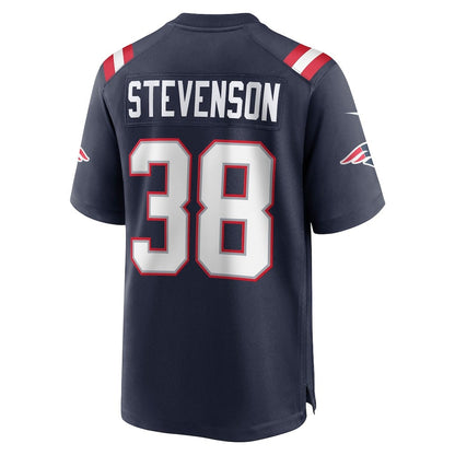 Rhamondre Stevenson 38 New England Patriots Super Bowl LX Championship-Ready Star Men Jersey – Navy