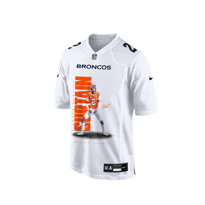 Pat Surtain II 2 Denver Broncos Super Bowl LX Shutdown Defender Men Jersey – White