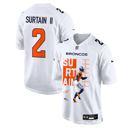 Pat Surtain II 2 Denver Broncos Super Bowl LX Ultimate Gameday Men Jersey – White