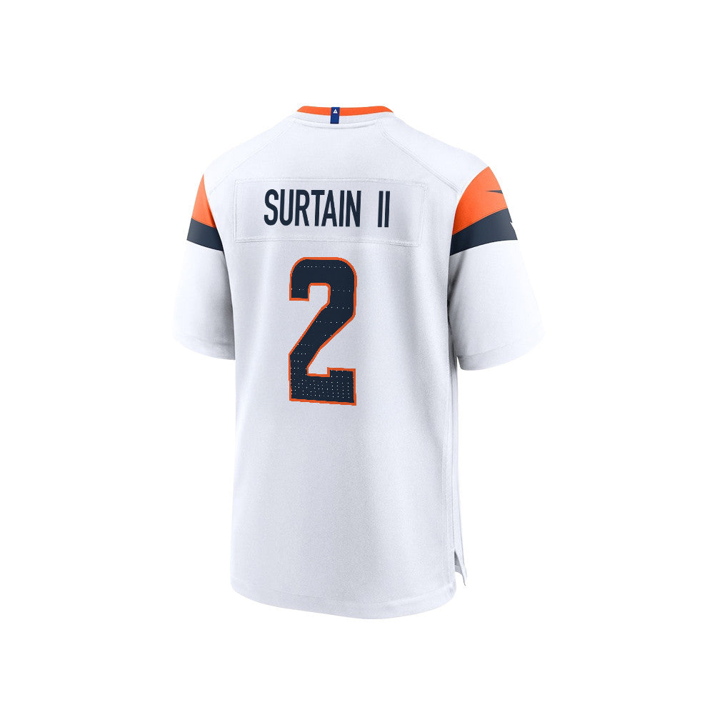 Pat Surtain II 2 Denver Broncos Super Bowl LX Next-Gen Legend Game Men Jersey – White