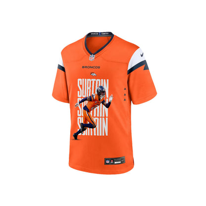 Pat Surtain II 2 Denver Broncos Super Bowl LX Defensive Superstar Game Men Jersey – Orange