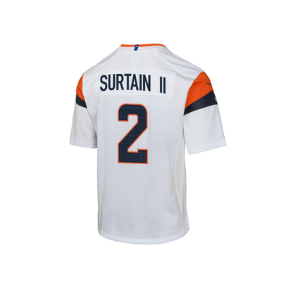 Pat Surtain II 2 Denver Broncos Super Bowl LX Defensive Icon Game YOUTH Jersey – White