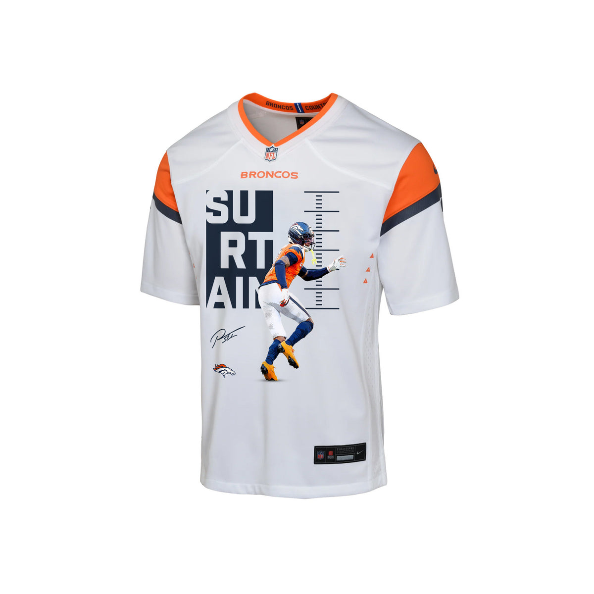 Pat Surtain II 2 Denver Broncos Super Bowl LX Ultimate Gameday Game YOUTH Jersey – White