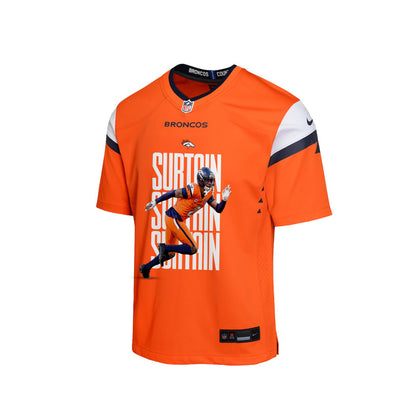 Pat Surtain II 2 Denver Broncos Super Bowl LX Defensive Superstar Game YOUTH Jersey – Orange