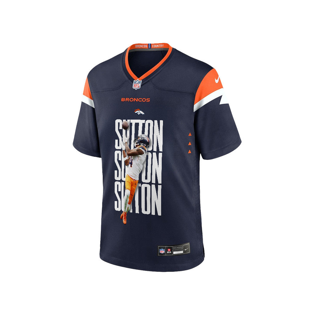 Courtland Sutton 14 Denver Broncos Super Bowl LX Championship-Ready Men Jersey – Navy