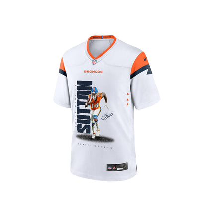 Courtland Sutton 14 Denver Broncos Super Bowl LX Dominant Playmaker Men Game Jersey – White