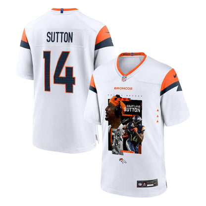Courtland Sutton 14 Denver Broncos Super Bowl LX High-Impact Performer Men Jersey – Navy