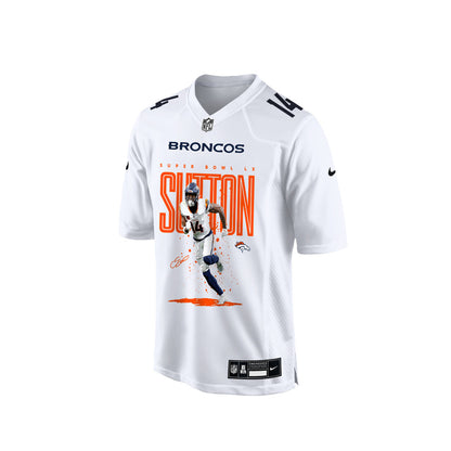 Courtland Sutton 14 Denver Broncos Super Bowl LX Game-Breaking Star Jersey – White