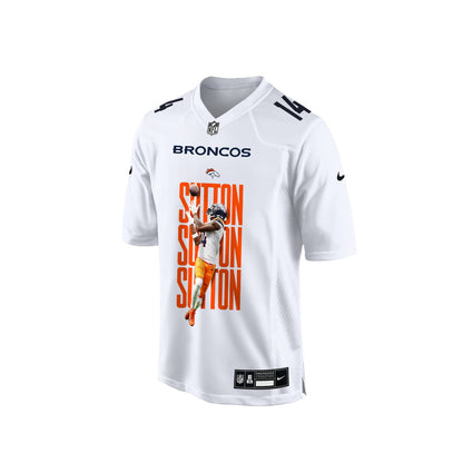 Courtland Sutton 14 Denver Broncos Super Bowl LX Championship-Ready Men Jersey – White