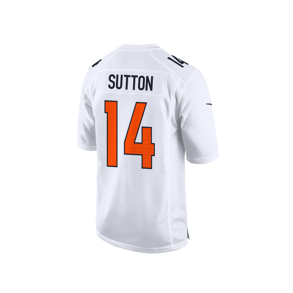 Courtland Sutton 14 Denver Broncos Super Bowl LX Offensive Powerhouse Men Jersey – White