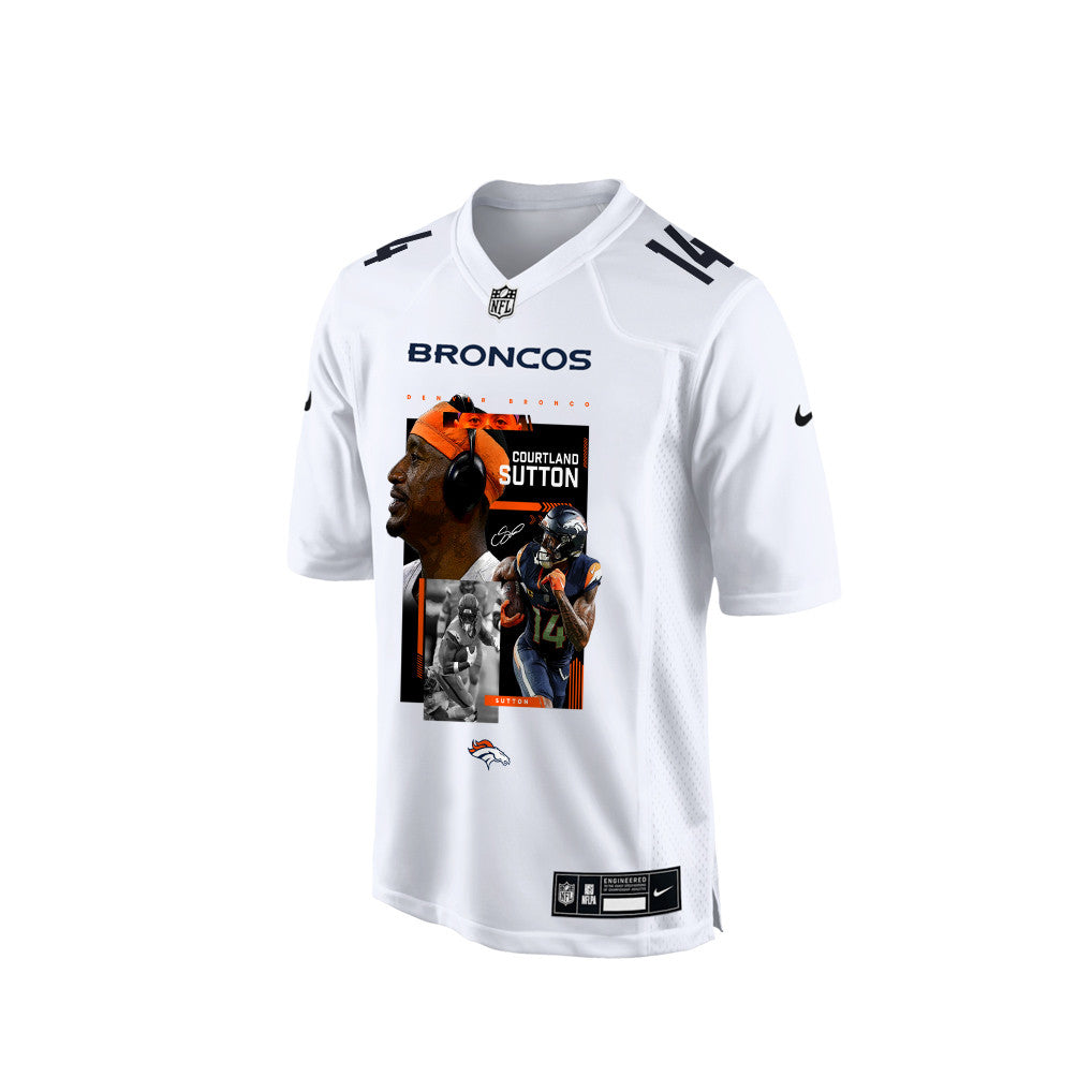 Courtland Sutton 14 Denver Broncos Super Bowl LX High-Impact Performer Jersey – White