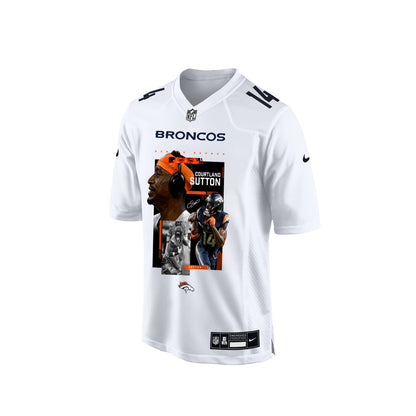 Courtland Sutton 14 Denver Broncos Super Bowl LX High-Impact Performer Jersey – White