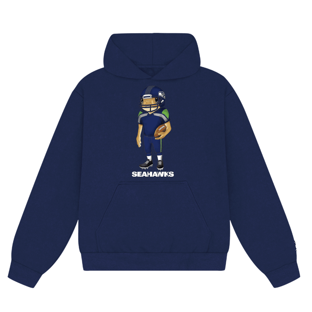 Bad Bunny x Seattle Seahawks Classic Hoodie - Navy