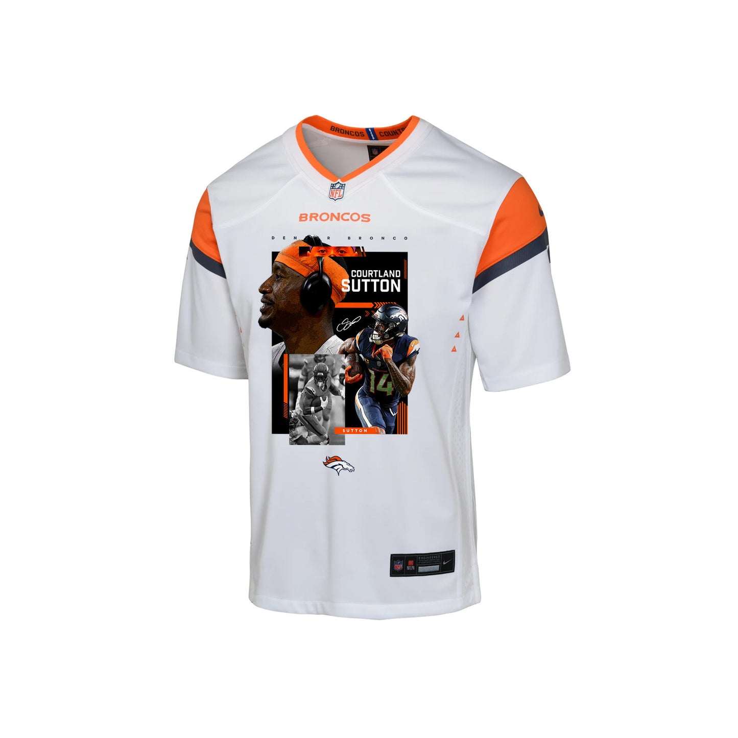 Courtland Sutton 14 Denver Broncos Super Bowl LX High-Impact Performer YOUTH Jersey – White