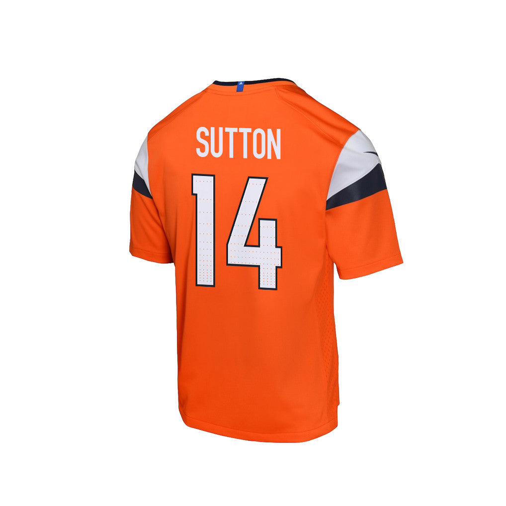 Courtland Sutton 14 Denver Broncos Super Bowl LX Game-Breaking Star YOUTH Jersey – Orange