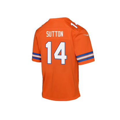 Courtland Sutton 14 Denver Broncos Super Bowl LX Offensive Powerhouse YOUTH Game Jersey– Orange