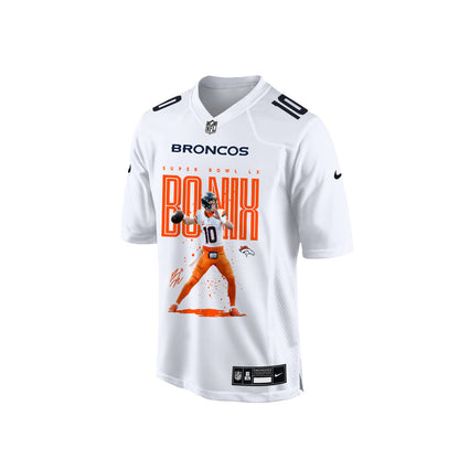 Bo Nix 10 Denver Broncos Super Bowl LX Elite Playmaker Jersey – White