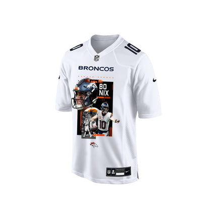 Bo Nix 10 Denver Broncos Super Bowl LX Future of Denver Jersey – White