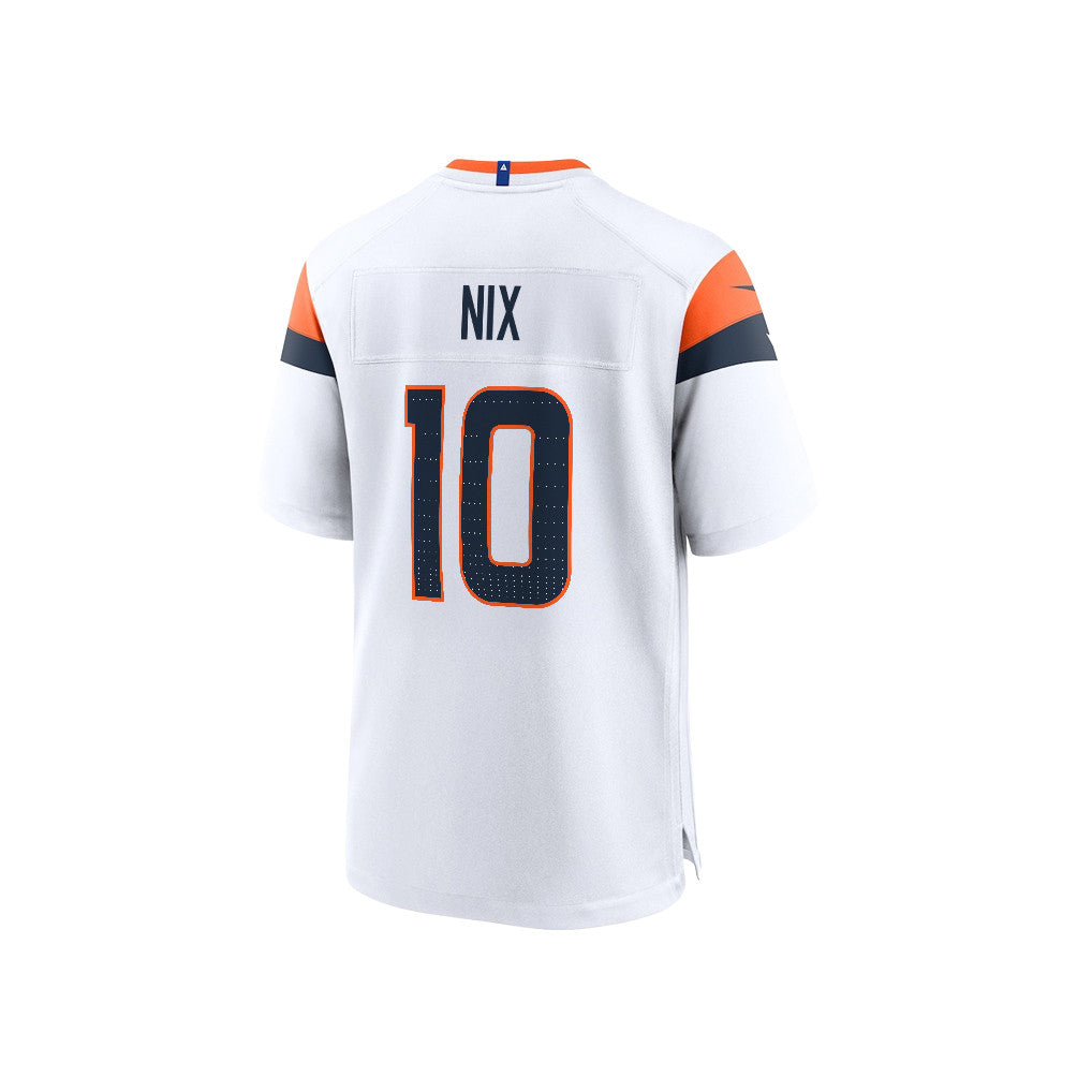 Bo Nix 10 Denver Broncos Super Bowl LX Game-Changing Leader Game Jersey – White