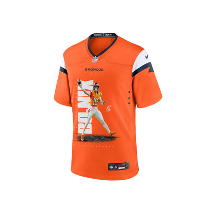 Bo Nix 10 Denver Broncos Super Bowl LX Rising Star Game Jersey – Orange