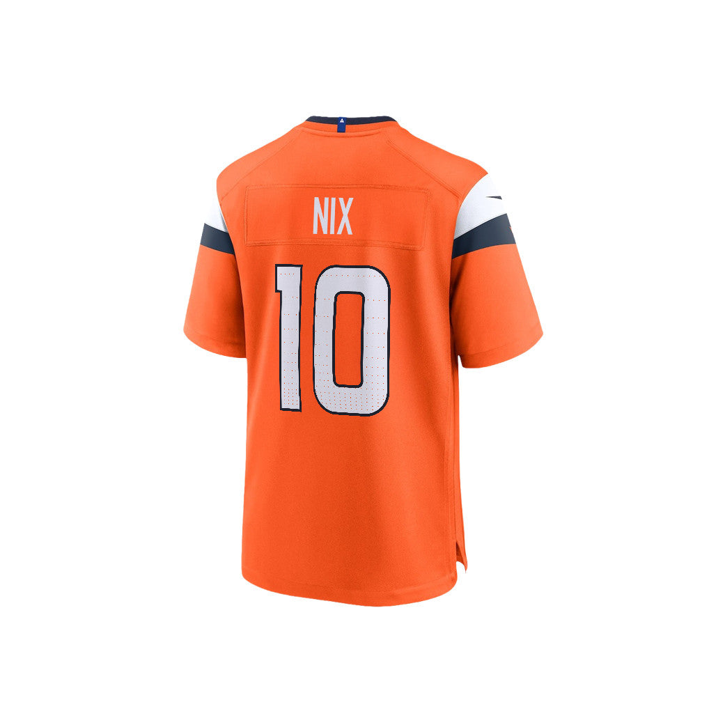 Bo Nix 10 Denver Broncos Super Bowl LX Rising Star Game Jersey – Orange