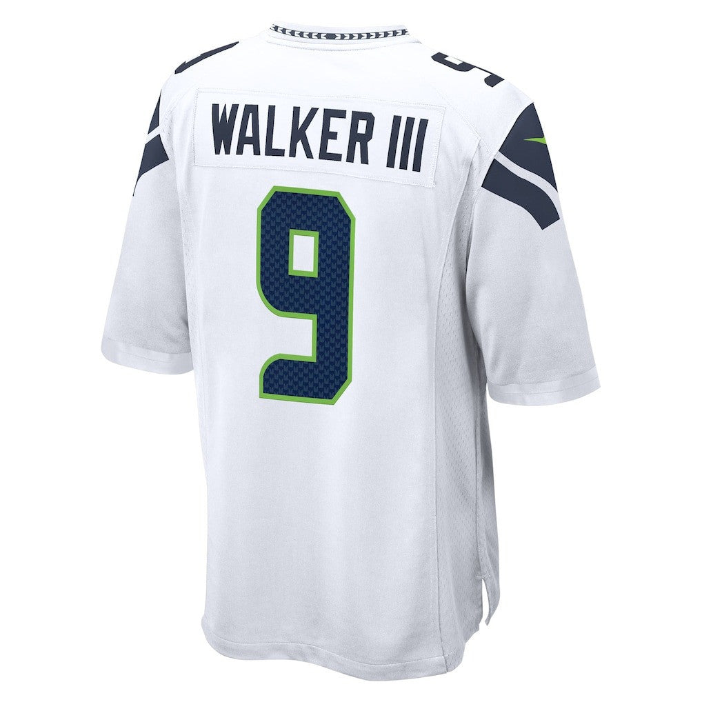 Kenneth Walker III 9 Seattle Seahawks Super Bowl LX Electric Run Threat Jersey – White