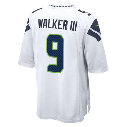 Kenneth Walker III 9 Seattle Seahawks Super Bowl LX Explosive Playmaker Jersey – White
