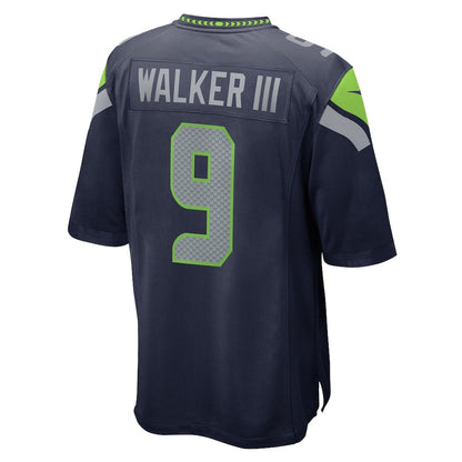 Kenneth Walker III 9 Seattle Seahawks Super Bowl LX Explosive Playmaker Jersey – Navy