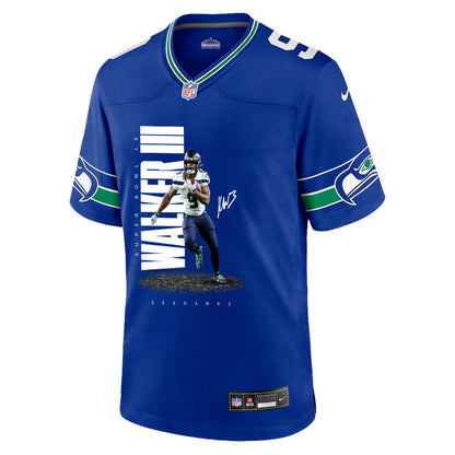 Kenneth Walker III 9 Seattle Seahawks Super Bowl LX Future Star Runner Jersey – Royal Blue