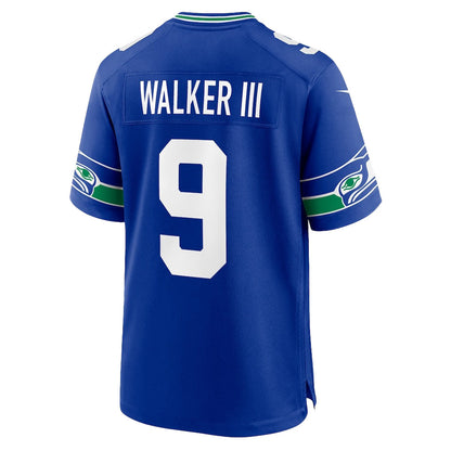 Kenneth Walker III 9 Seattle Seahawks Super Bowl LX Breakaway Speed Jersey – Royal Blue