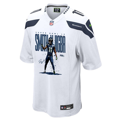 Jaxon Smith-Njigba 11 Seattle Seahawks Super Bowl LX Fan-Favorite Playmaker Jersey – White