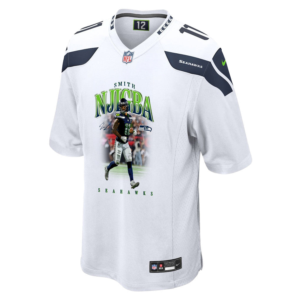 Jaxon Smith-Njigba 11 Seattle Seahawks Super Bowl LX Explosive Playmaker Jersey – White