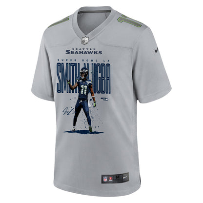 Jaxon Smith-Njigba 11 Seattle Seahawks Super Bowl LX Fan-Favorite Playmaker Jersey – Grey