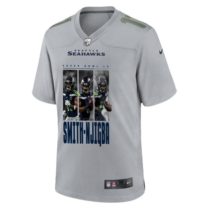 Jaxon Smith-Njigba 11 Seattle Seahawks Super Bowl LX Power & Precision Jersey – Grey