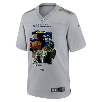 Jaxon Smith-Njigba 11 Seattle Seahawks Super Bowl LX Electric Run Threat Jersey – Grey