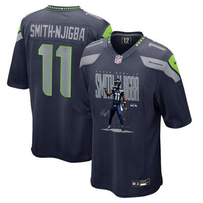Jaxon Smith-Njigba 11 Seattle Seahawks Super Bowl LX Fan-Favorite Playmaker Jersey – Navy