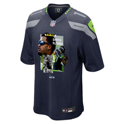 Jaxon Smith-Njigba 11 Seattle Seahawks Super Bowl LX Electric Run Threat Jersey – Navy