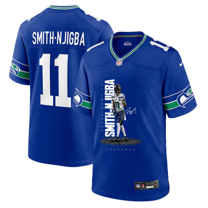 Jaxon Smith-Njigba 11 Seattle Seahawks Super Bowl LX Future Star Runner Jersey – Royal Blue