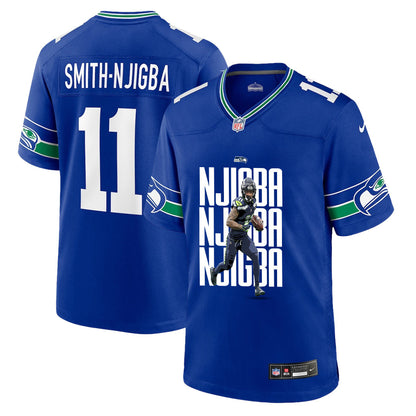Jaxon Smith-Njigba 11 Seattle Seahawks Super Bowl LX Power & Precision Jersey – Royal Blue