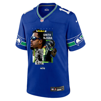 Jaxon Smith-Njigba 11 Seattle Seahawks Super Bowl LX Electric Run Threat Jersey – Royal Blue