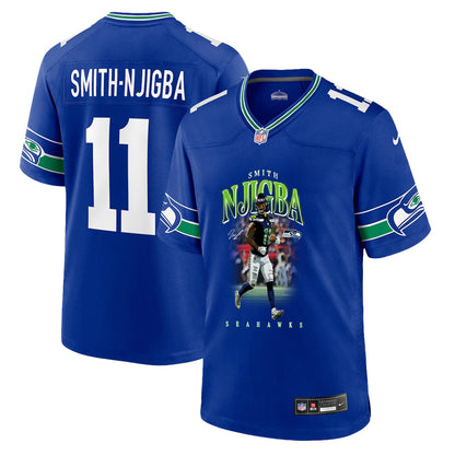 Jaxon Smith-Njigba 11 Seattle Seahawks Super Bowl LX Explosive Playmaker Jersey – Royal Blue