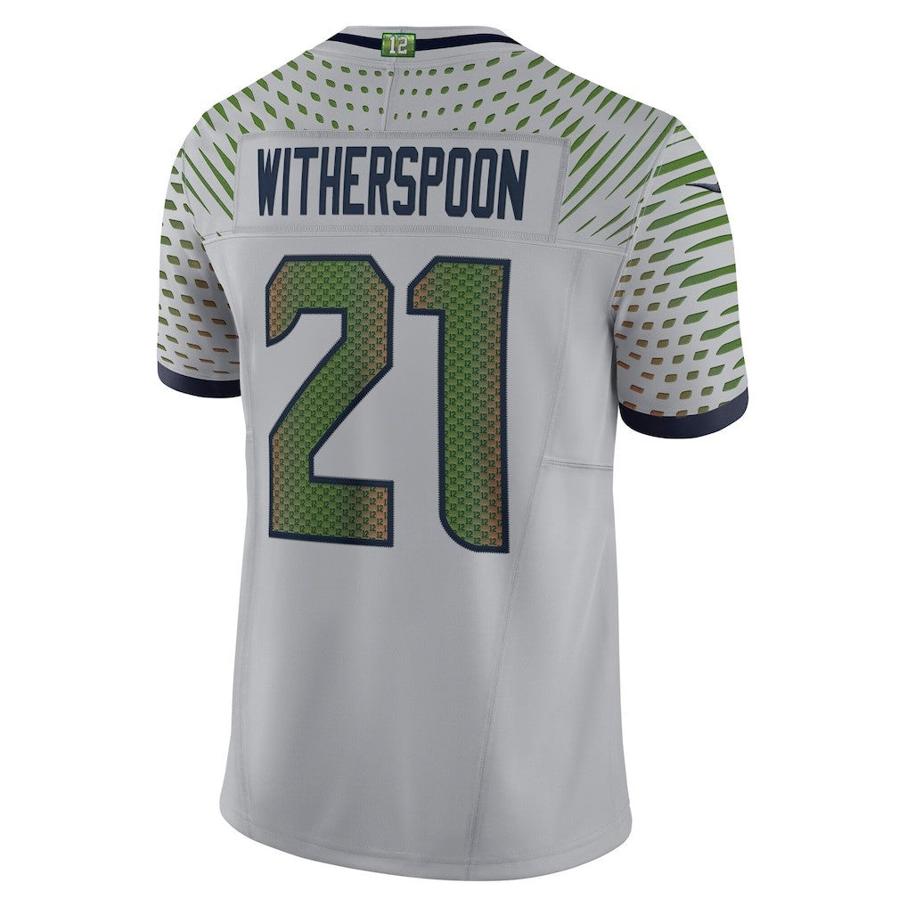 Devon Witherspoon 21 Seattle Seahawks Super Bowl LX Power & Precision Jersey – Grey