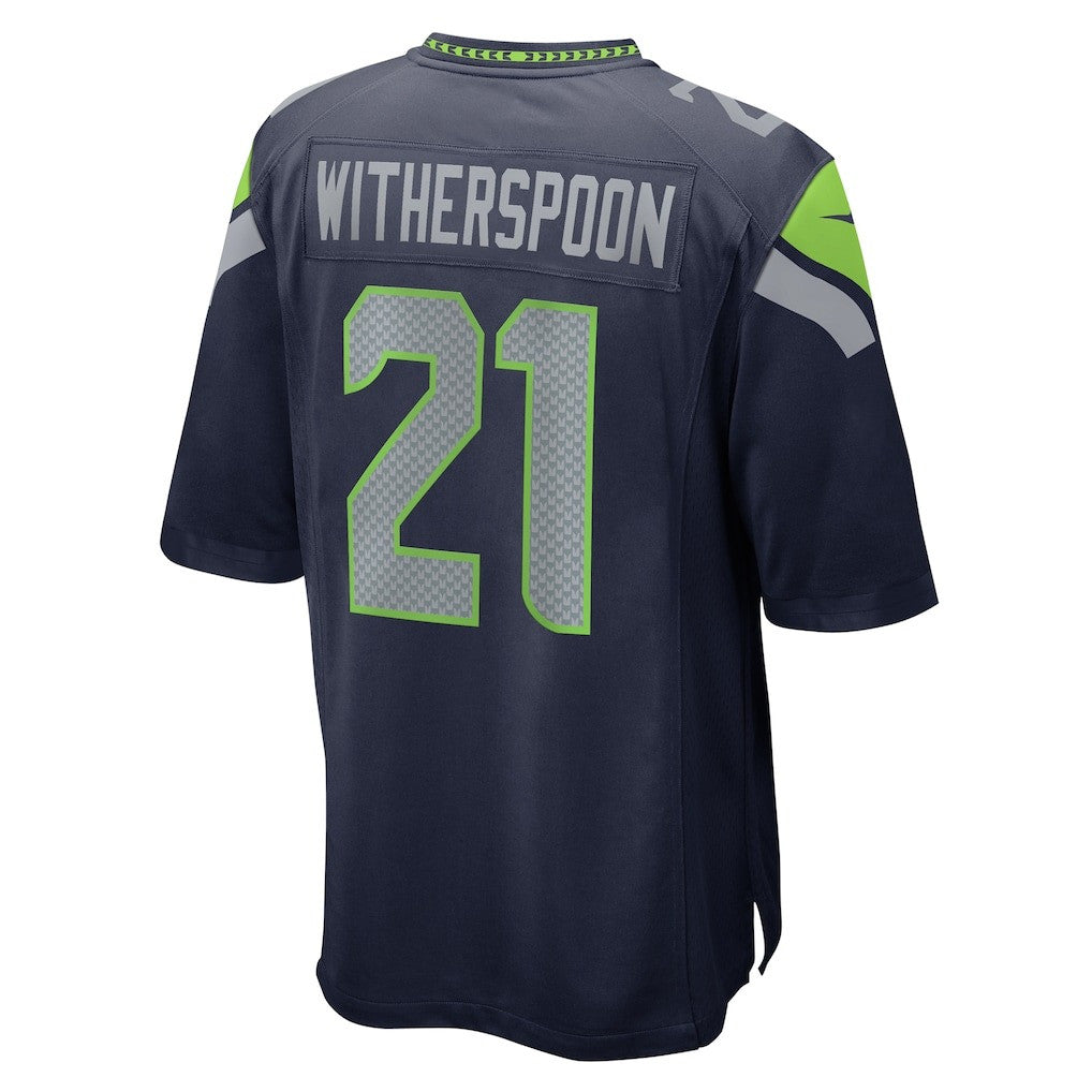 Devon Witherspoon 21 Seattle Seahawks Super Bowl LX Breakaway Speed Jersey – Navy