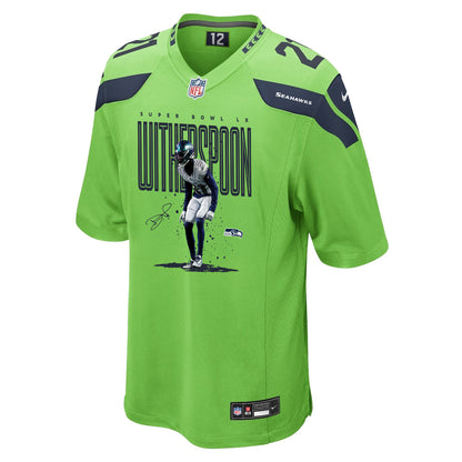 Devon Witherspoon 21 Seattle Seahawks Super Bowl LX Rising Star Jersey – Green