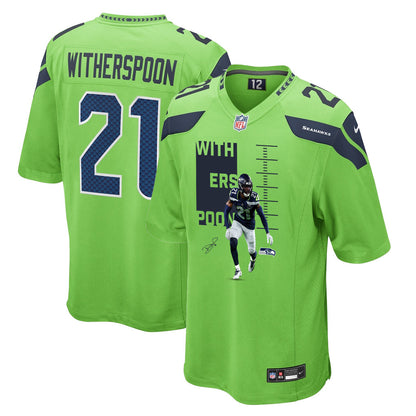 Devon Witherspoon 21 Seattle Seahawks Super Bowl LX Power & Precision Jersey – Green