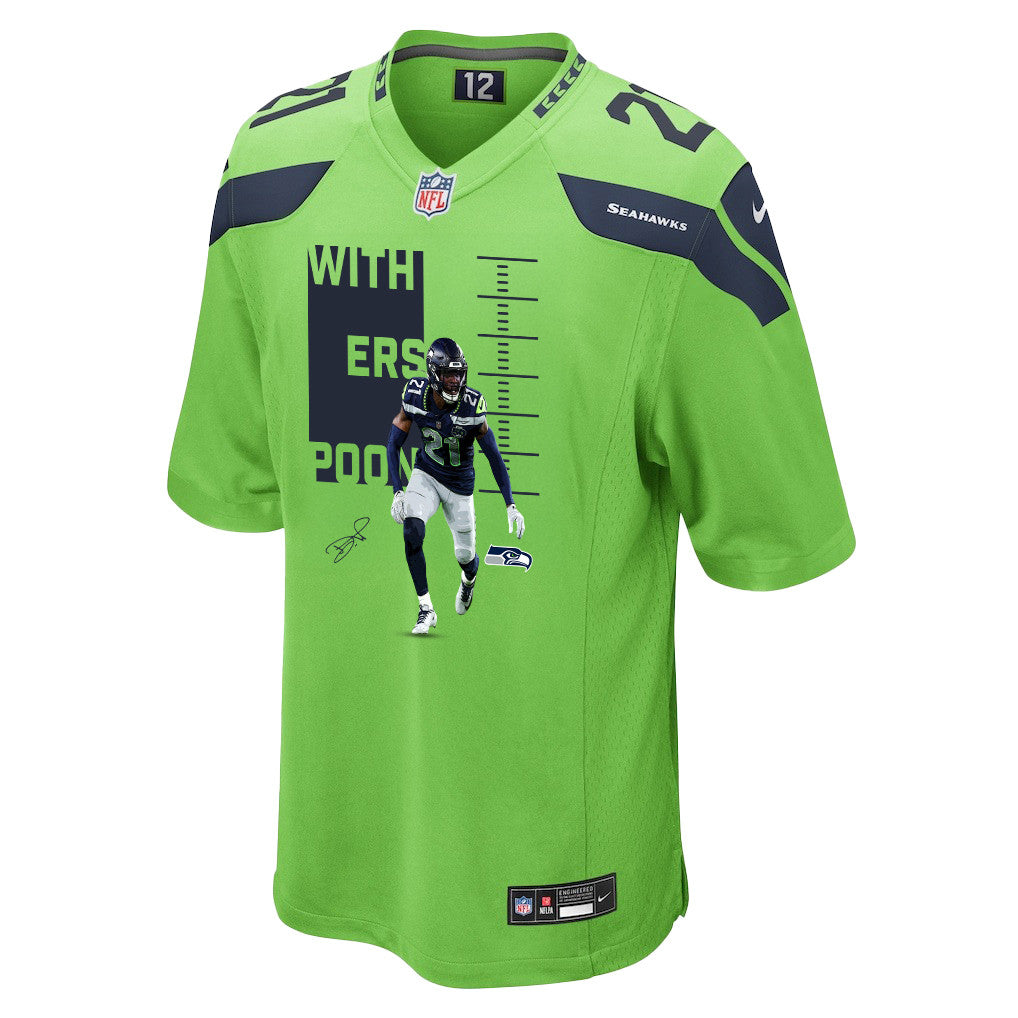 Devon Witherspoon 21 Seattle Seahawks Super Bowl LX Power & Precision Jersey – Green
