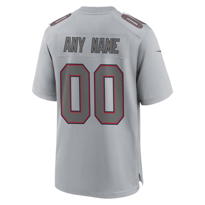 New England Patriots 25-26 Champions Super Bowl LX Custom Atmosphere Fashion Game Jersey - Gray