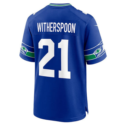 Devon Witherspoon 21 Seattle Seahawks Super Bowl LX Breakaway Speed Jersey – Royal Blue