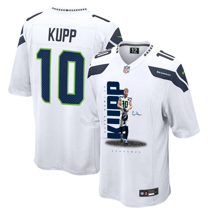 Cooper Kupp 10 Seattle Seahawks Super Bowl LX Explosive Playmaker Jersey – White